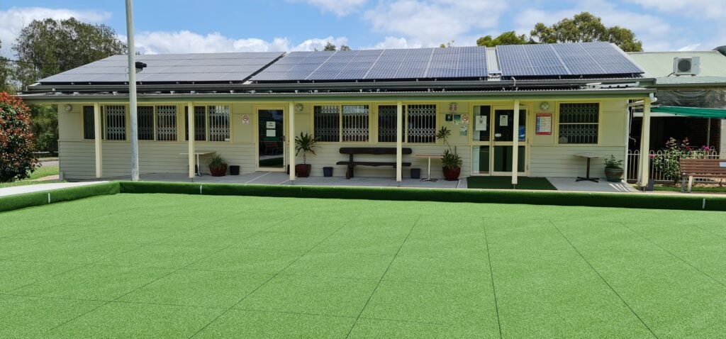 Club with solar panels